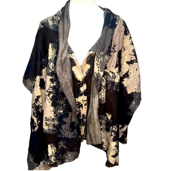 Anthropologie Charle & Robin Sweater Shawl Combo - Picture 4 of 7